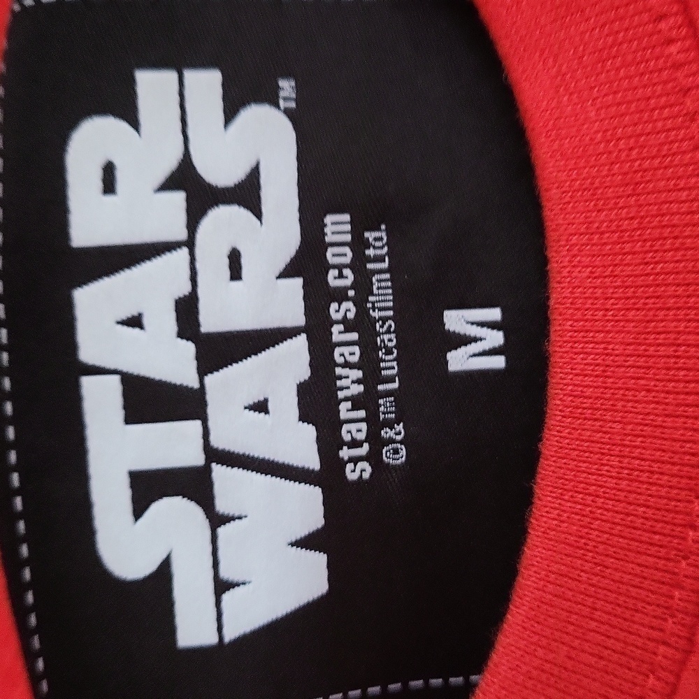 Star Wars Sweatshirt Medium  red very bright - Picture 3 of 3